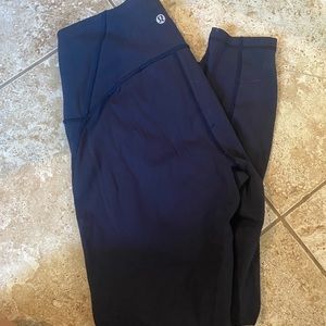 Navy blue luluemon leggings